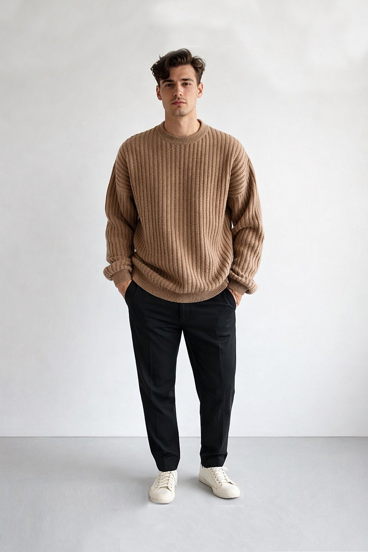 Knit Sweater by OneEntry