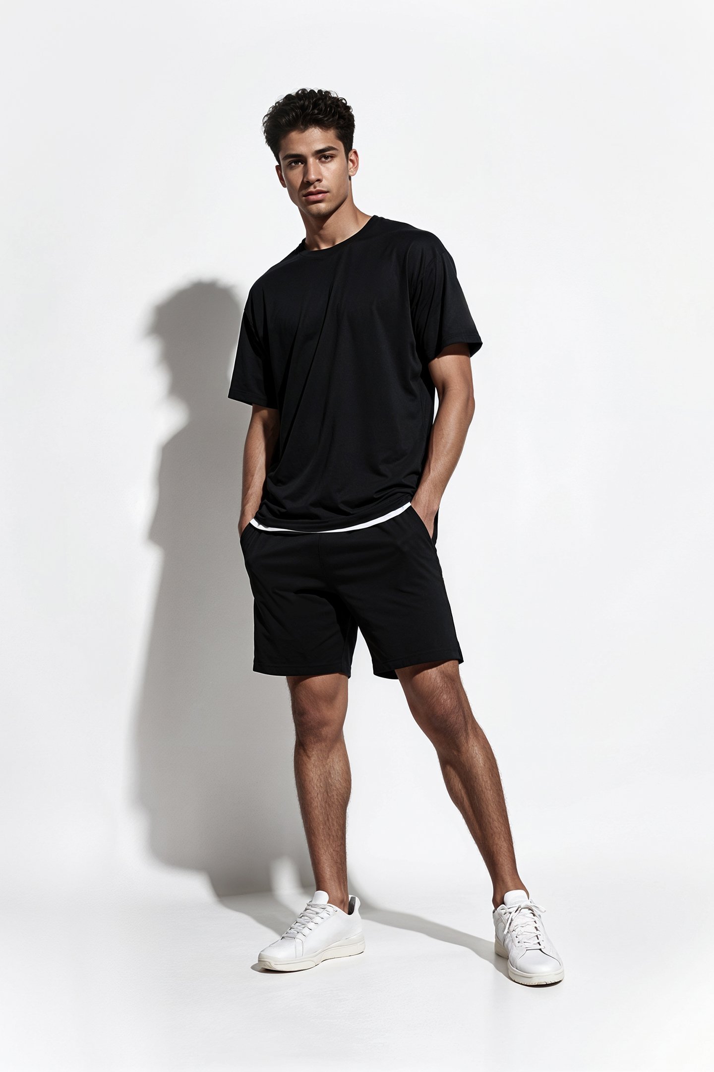 Sport Track Shorts by Street One