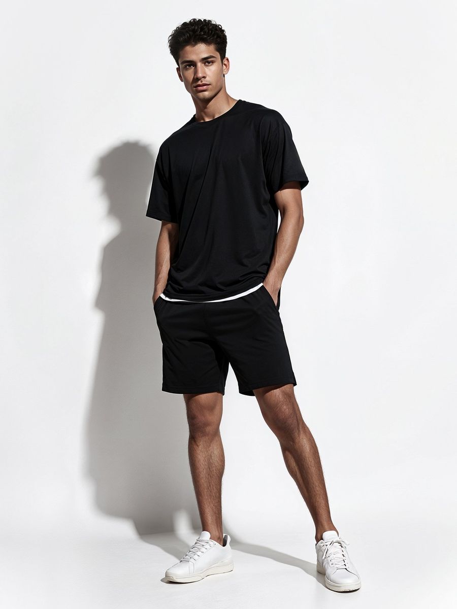 Sport Track Shorts by Street One
