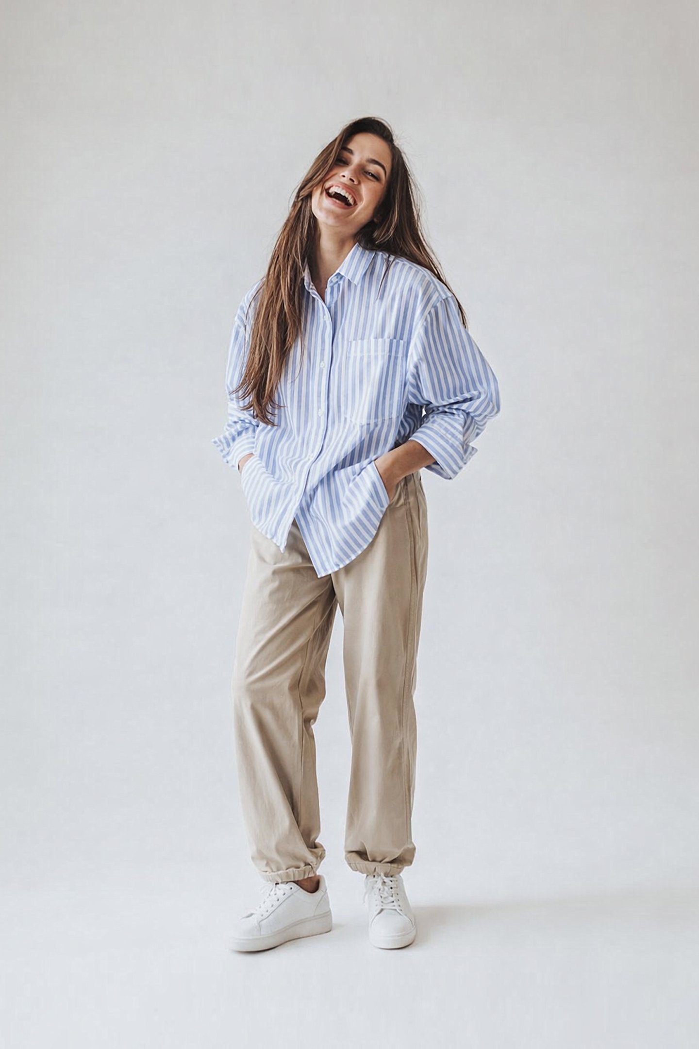 Flax Striped Shirt by Street One