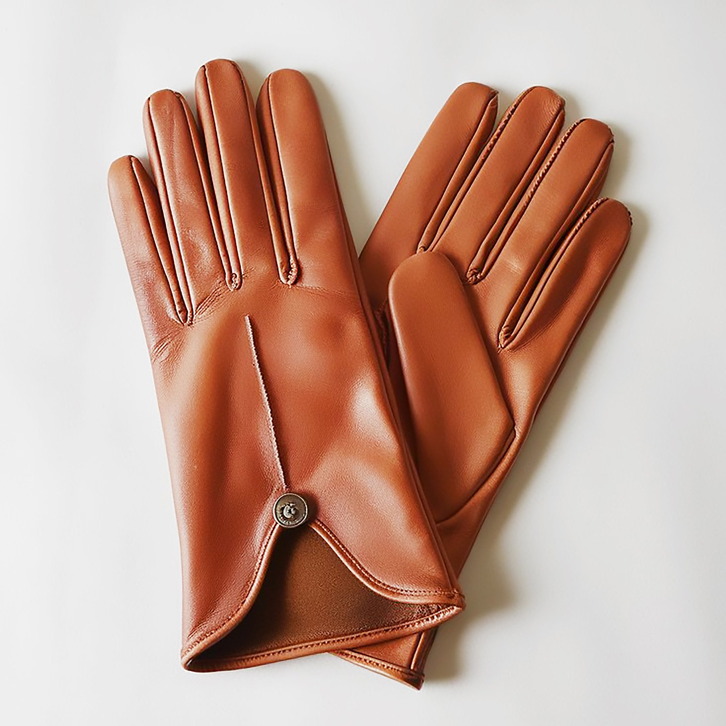 Women Leather Gloves by OneEntry